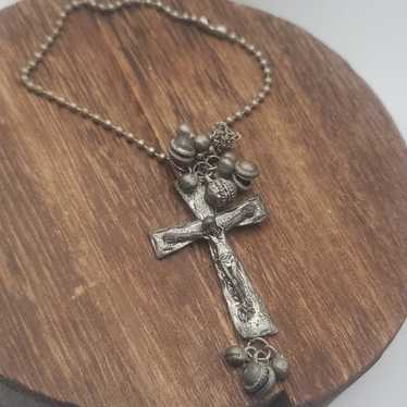 Rosary keychain crucifix stunning artwork - image 1