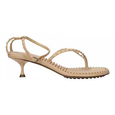 Bottega Veneta Leather flip flops - image 1