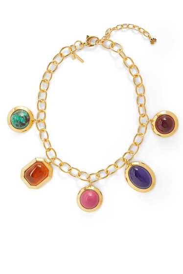 Lele Sadoughi Bezel Jewel Necklace