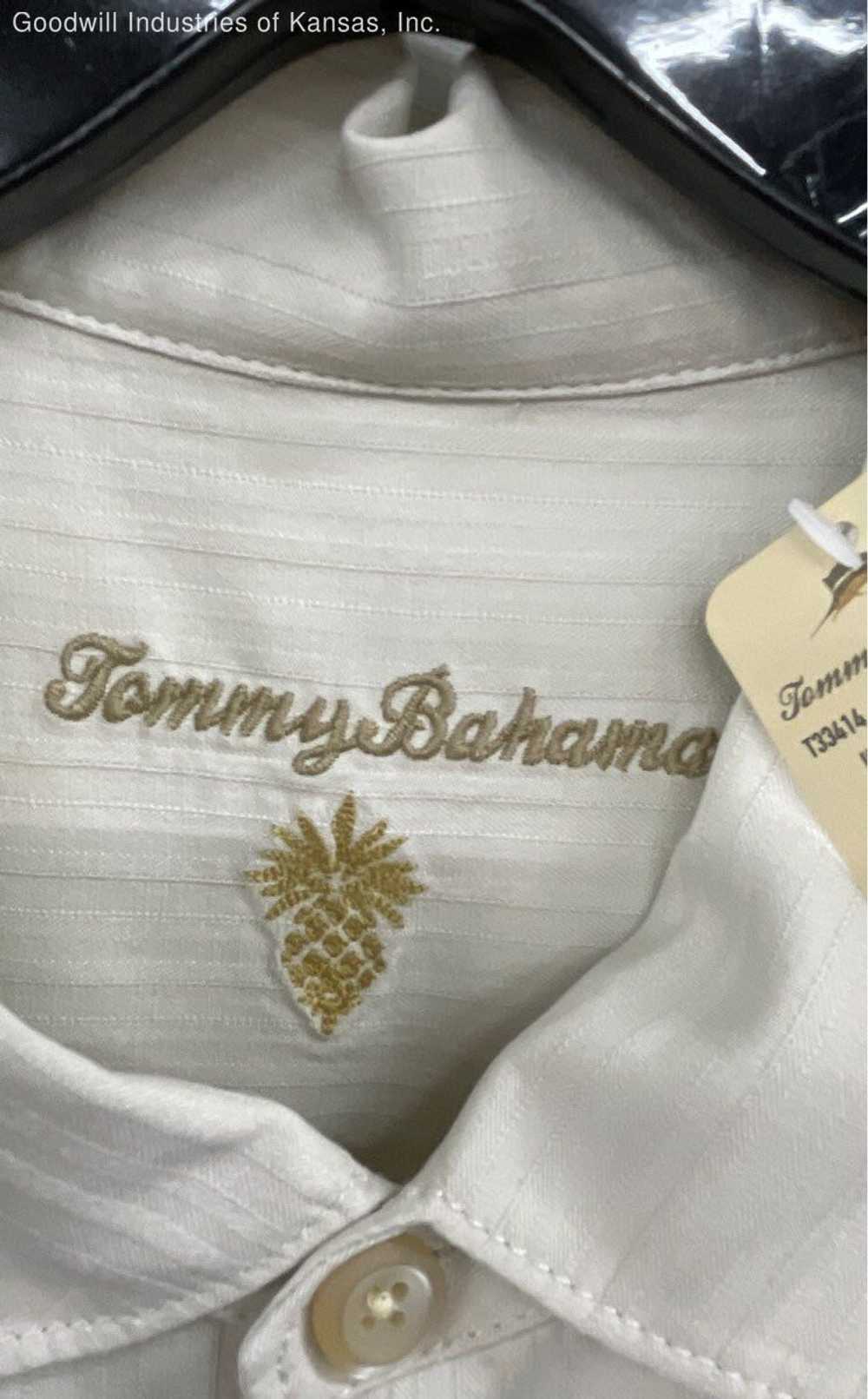 Tommy Bahama Cream Short Sleeve Button Up Shirt -… - image 3