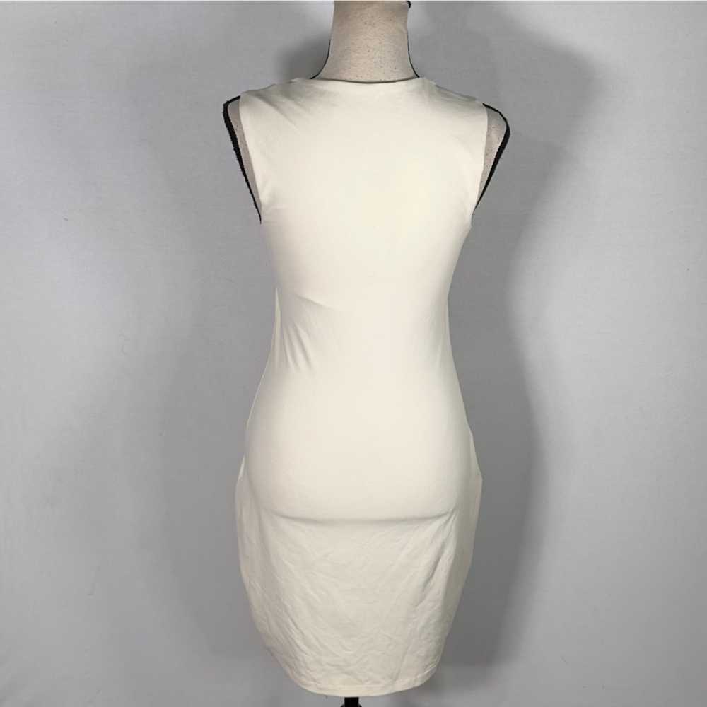 Susana Monaco Ivory Front Cutout Mini Dress Women… - image 3