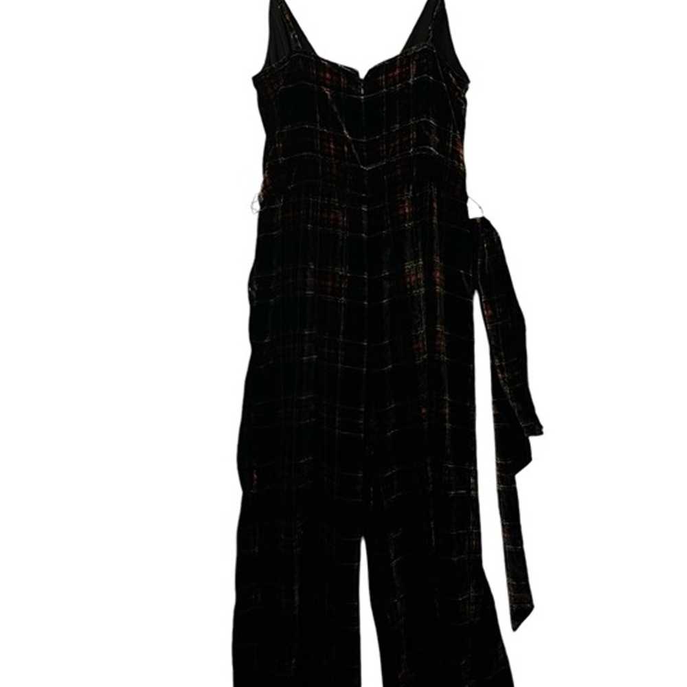 J. Crew Womens Velour Black Plaid Romper/jumpsuit… - image 6