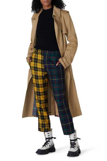 Monse Plaid Upside Down Trousers