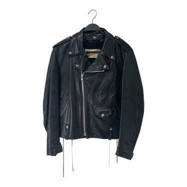 Vintage/Schott/Leather Jkt/40/Leather/BLK/70S PER… - image 1