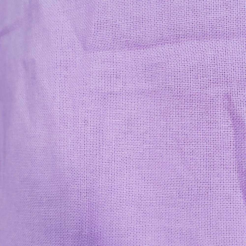 Ladies' Long Dress, Size S, Linen, Pink, Purple, … - image 6