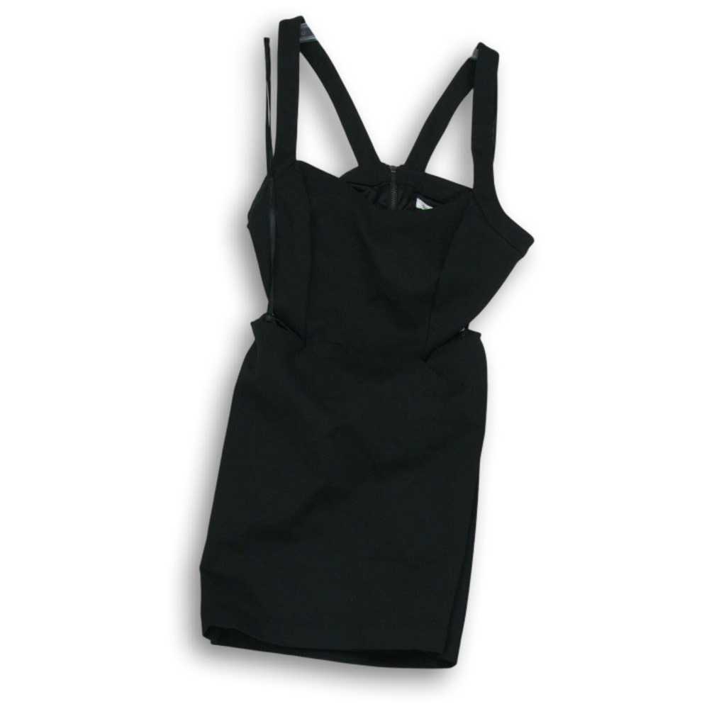 BCBGeneration Womens Black Sleeveless Sweetheart … - image 1