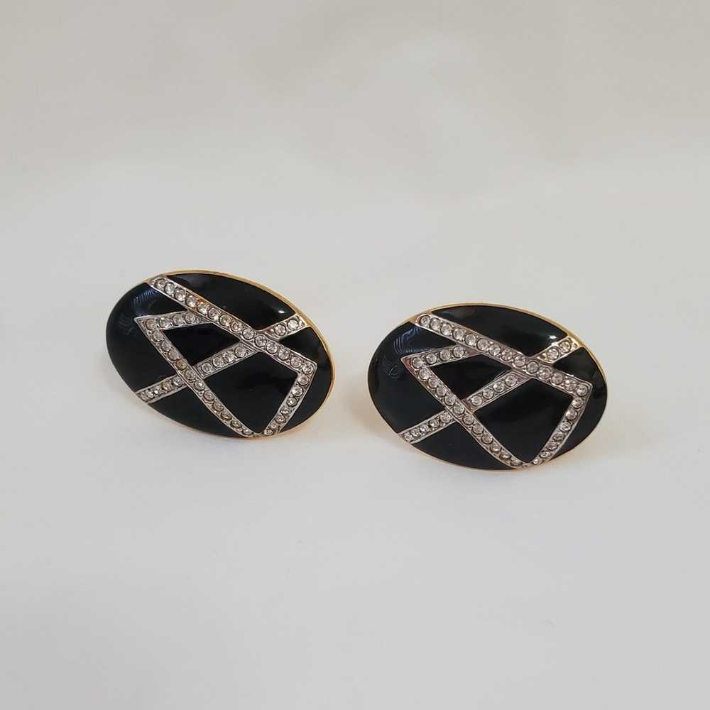 Vintage Kenneth Jay Lane Clip On Earrings - image 11