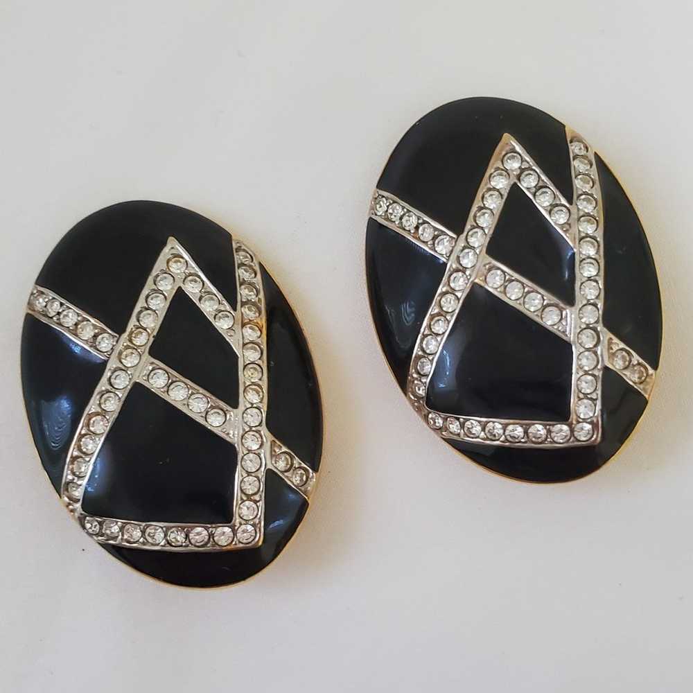 Vintage Kenneth Jay Lane Clip On Earrings - image 1