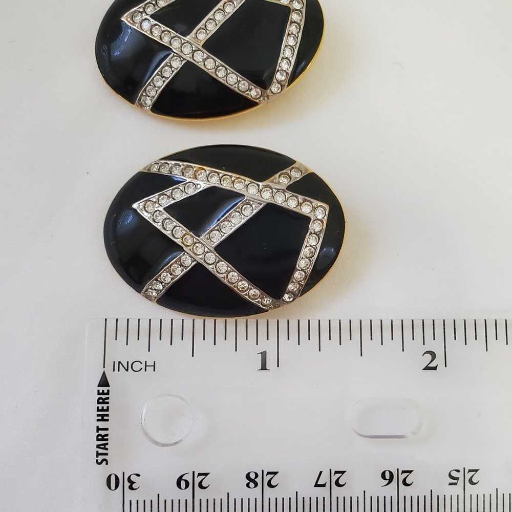 Vintage Kenneth Jay Lane Clip On Earrings - image 5