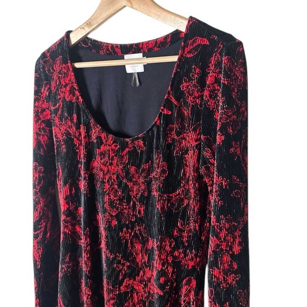 Anthropologie HD in Paris Diedre Velvet Floral Mi… - image 5