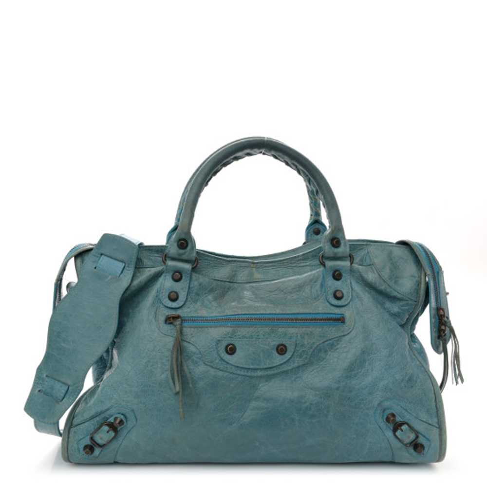 BALENCIAGA Agneau Classic Hardware City Lagon - image 1