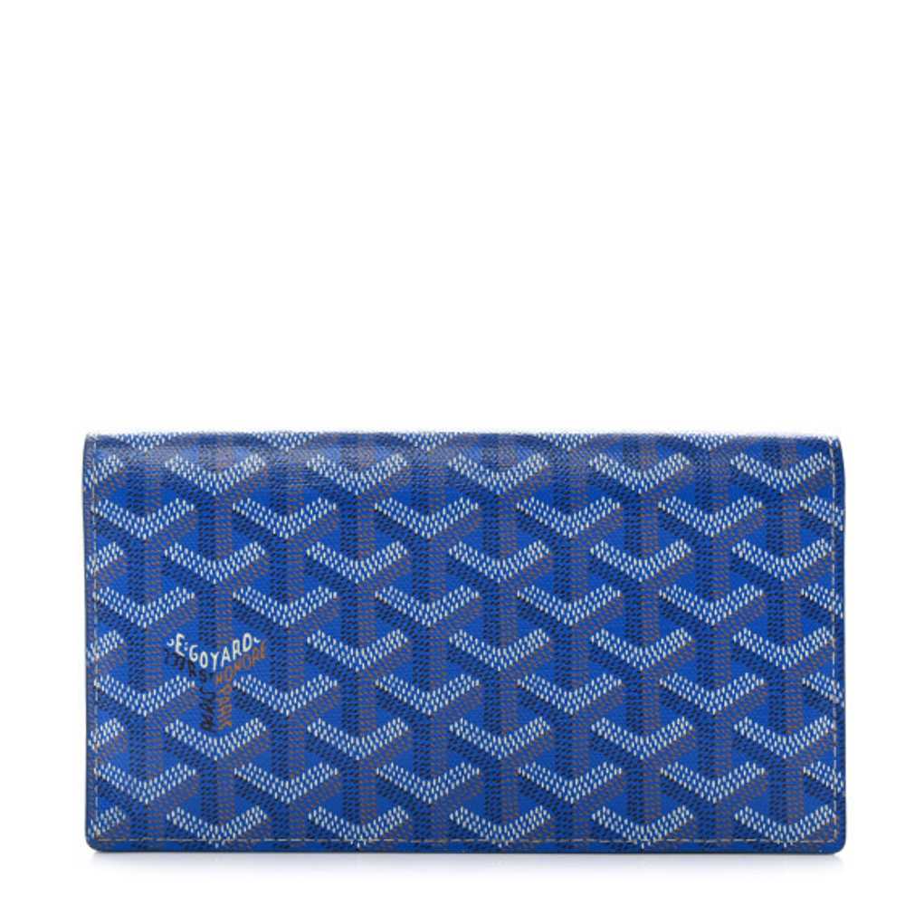 GOYARD Goyardine Richelieu Wallet Sky Blue - image 1