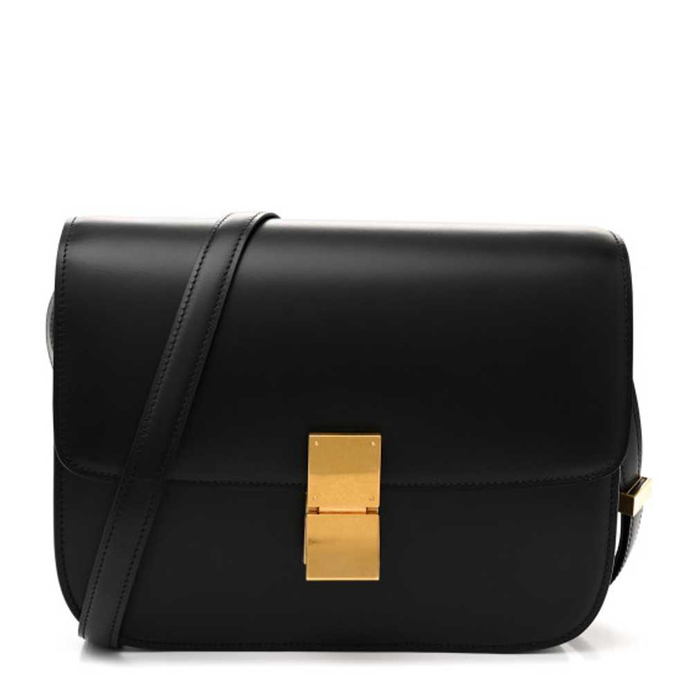 CELINE Box Calfskin Medium Classic Box Flap Bag B… - image 1