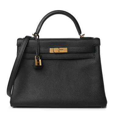 HERMES Togo Kelly Retourne 32 Black