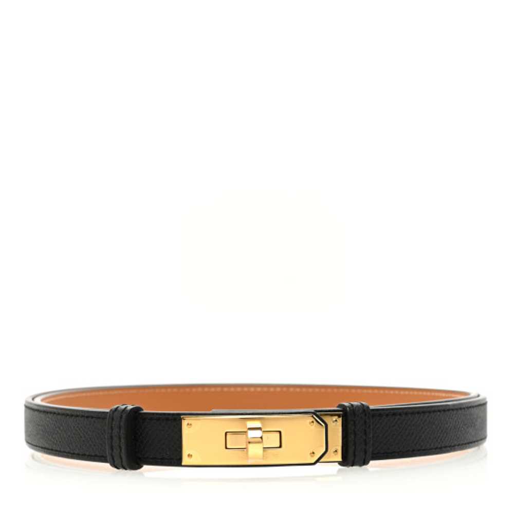 HERMES Epsom Kelly Belt Black - image 1