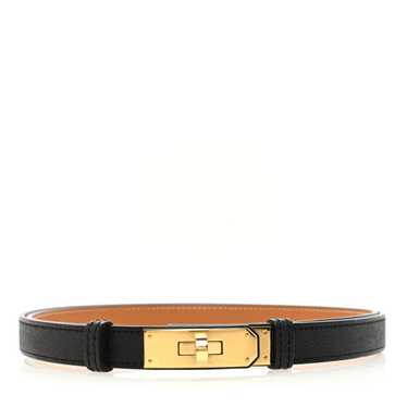 HERMES Epsom Kelly Belt Black