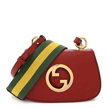 GUCCI Roxy Calfskin Web Mini Blondie Shoulder Bag 