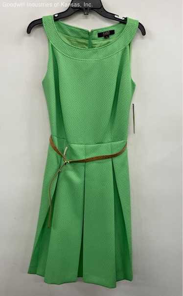 Alex Marie Green Fit & Flare Dress - Size 10