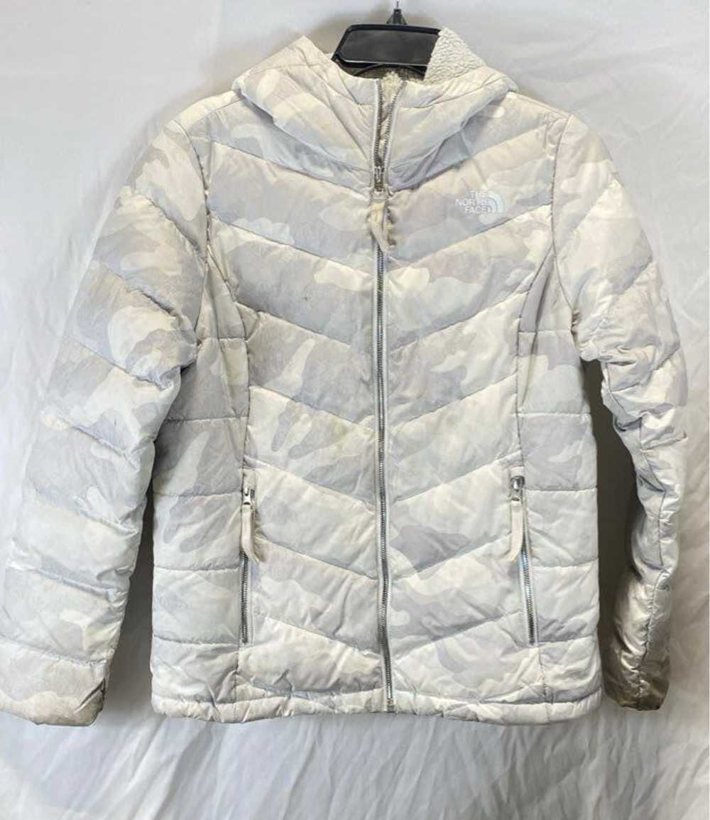 The North Face Womens White Camouflage Long Sleev… - image 1