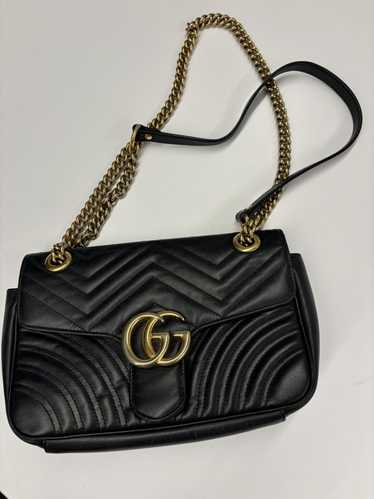 Gucci Gucci Marmont Bag Black & Gold