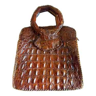 Mini sac en crocodile