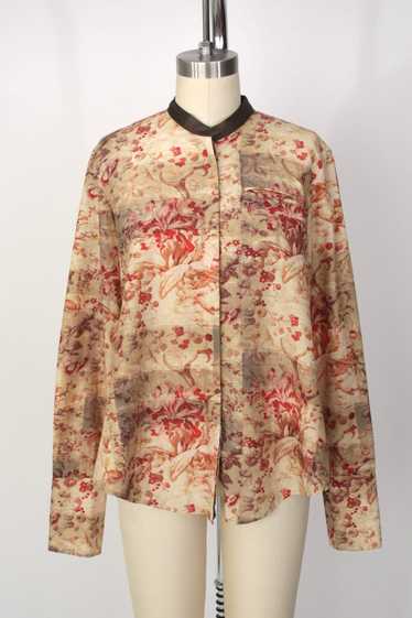 Gary Graham Floral Print Blouse