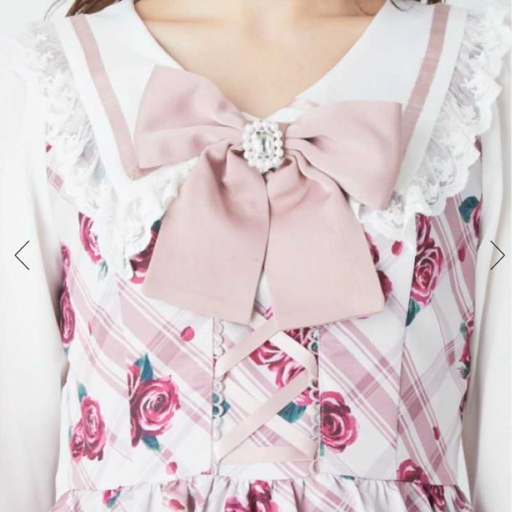 Ank Rouge Madras Rose Sailor Dress Pink - image 5