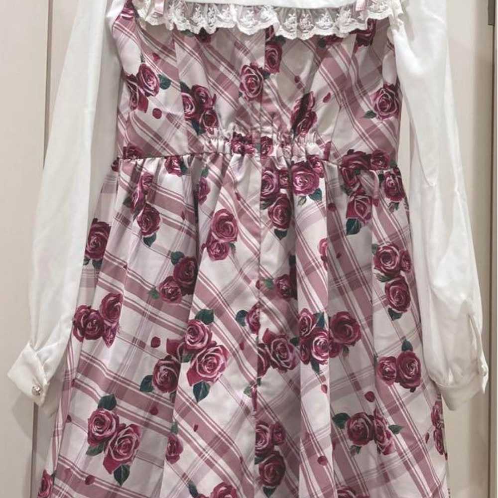 Ank Rouge Madras Rose Sailor Dress Pink - image 8