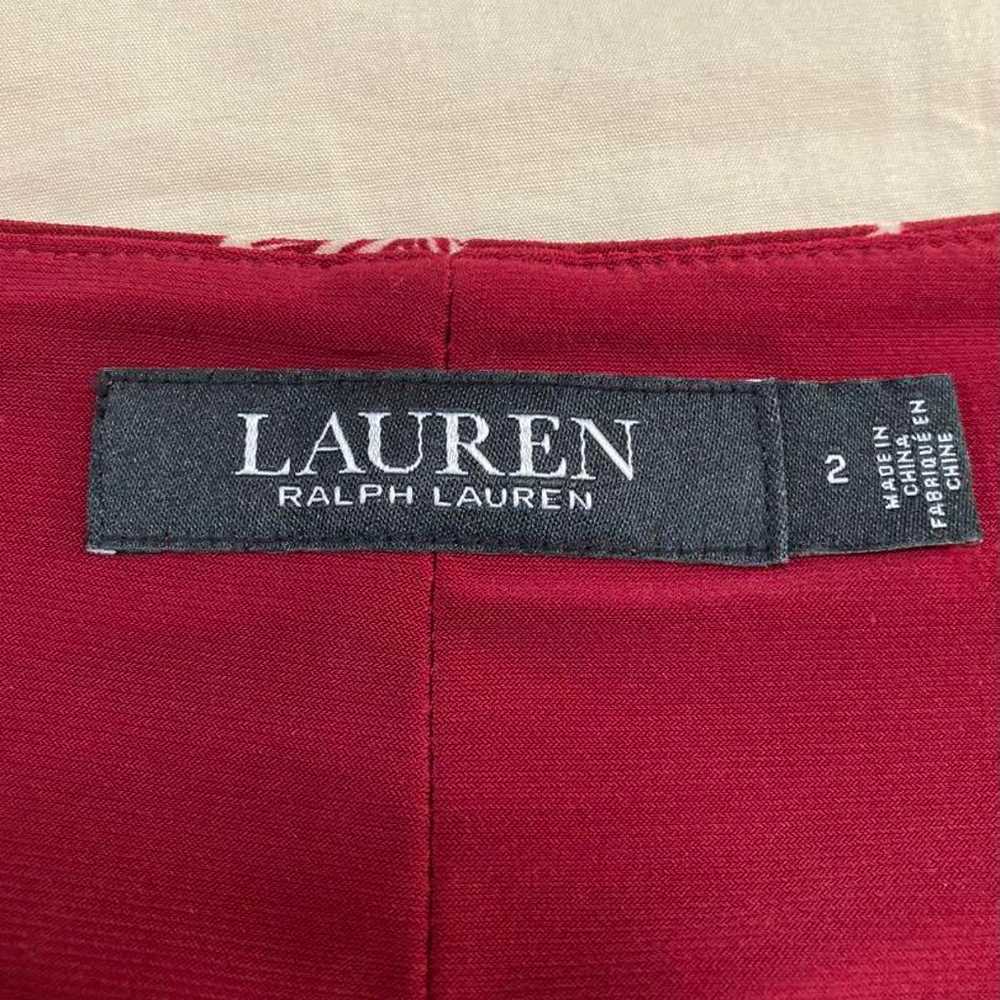 Beautiful item ✿ LAUREN RALPH LAUREN ✿ Burgundy F… - image 8