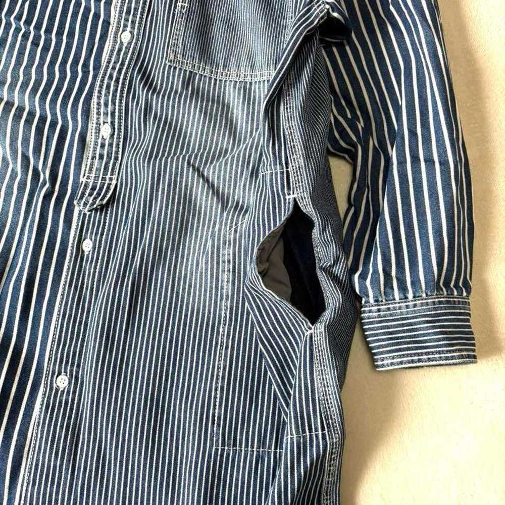 CUBE SUGAR Denim Dress Hickory Coat Dress No Coll… - image 7