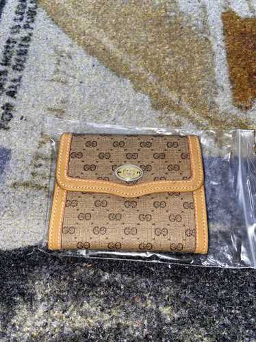 Gucci Gucci Micro GG Interlocking Folding Wallet