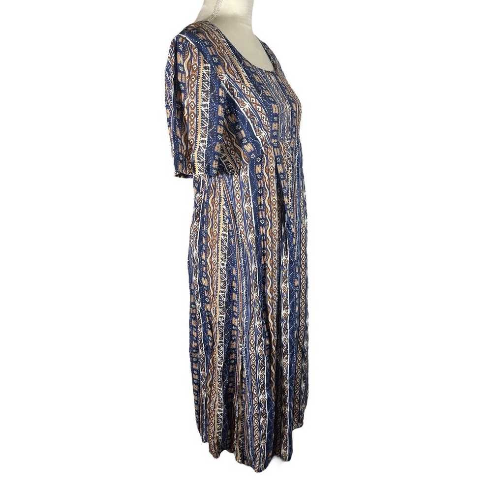 Vintage Passport Pier 1 Imports Dress Tribal Prin… - image 2