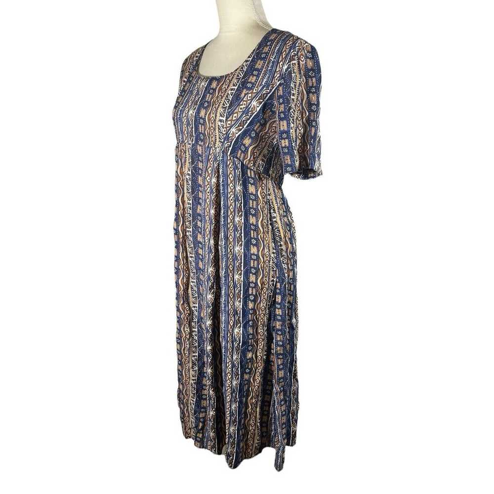 Vintage Passport Pier 1 Imports Dress Tribal Prin… - image 4