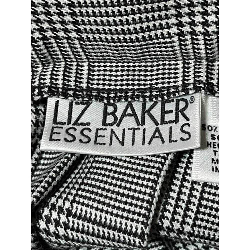 Other Liz Baker Essentials Houndstooth Pleated Ma… - image 5