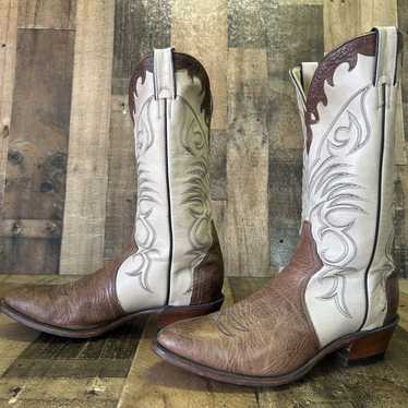 Boulet Boulet Canada Leather Cowboy Western Boots 