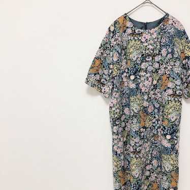 Lois CRAYON Short Sleeve Dress Knee-Length Floral 