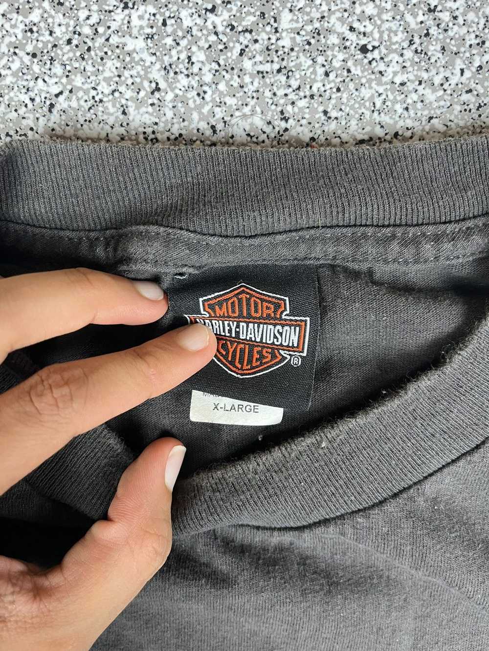 Harley Davidson Harley Davidson grey long sleeve … - image 4