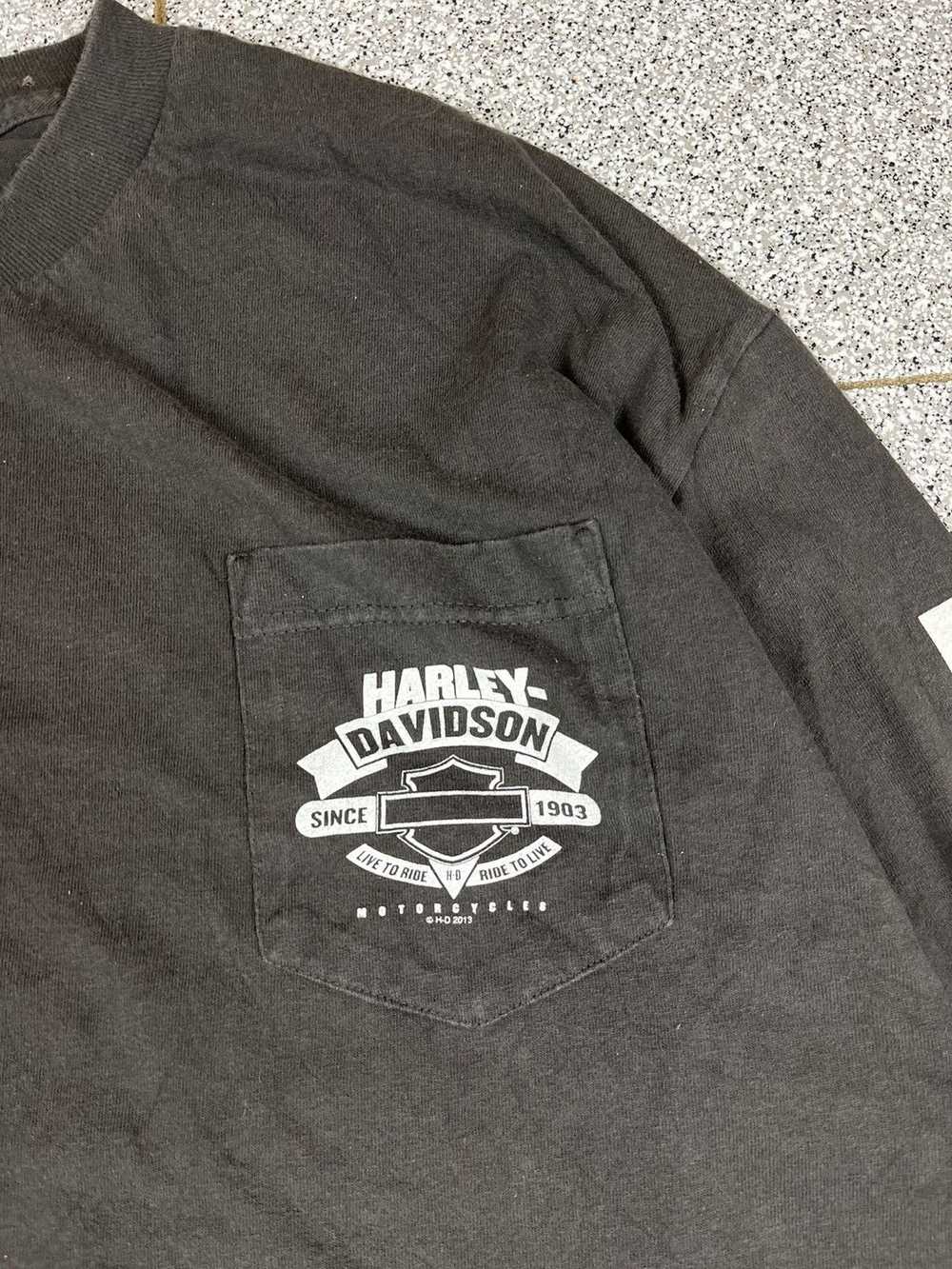 Harley Davidson Harley Davidson grey long sleeve … - image 5