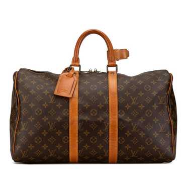 Louis Vuitton Keepall leather travel bag - image 1