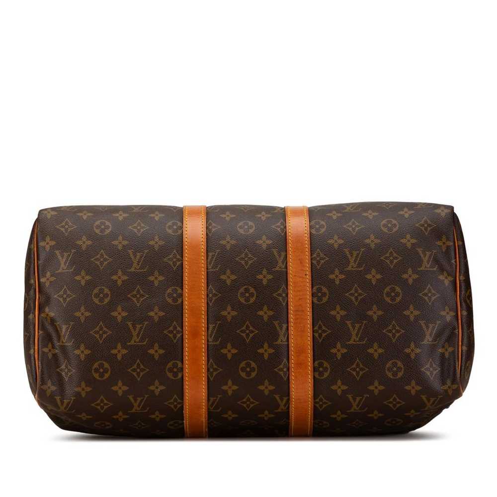 Louis Vuitton Keepall leather travel bag - image 3