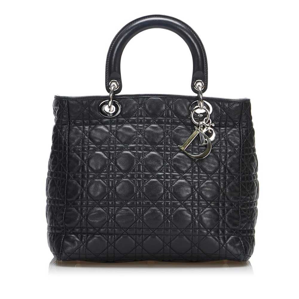 Dior Lady Dior leather handbag - image 1