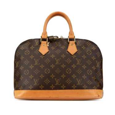 Louis Vuitton Alma leather handbag