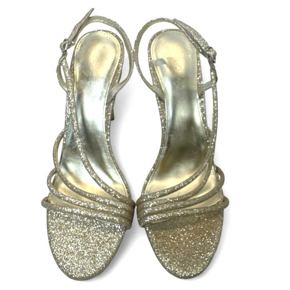 Guess Guess Gold Glitter Strappy Stilettos Heels … - image 2