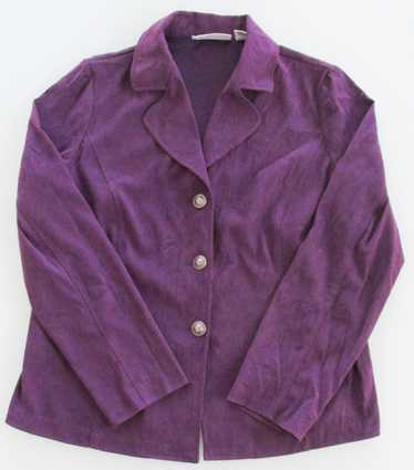 Other Sag Harbor Women's Stretch Faux Suede Shirt… - image 1