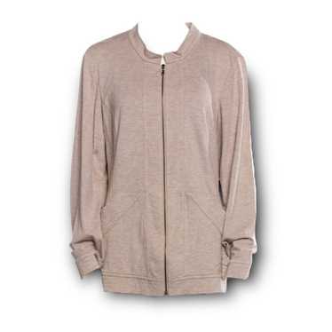 St. John Couture St. John Spa Zip Up Sweatshirt Lo