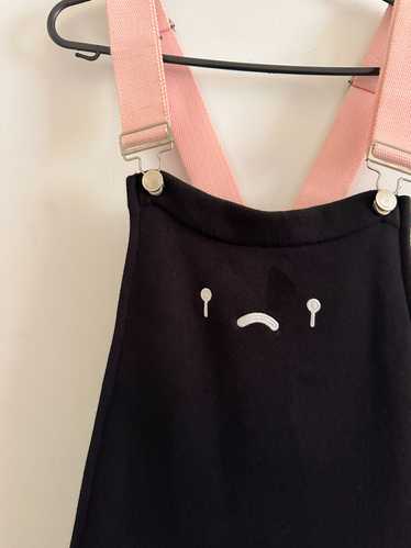 TSUKI Tsuki ‘Why Are You Sad’ Black Dungarees | S… - image 1