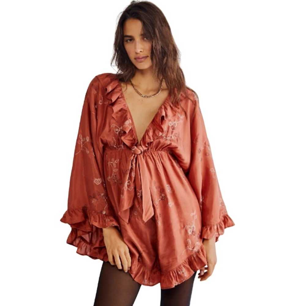 Free People SZ S Dance All Night Romper OB1245766… - image 1