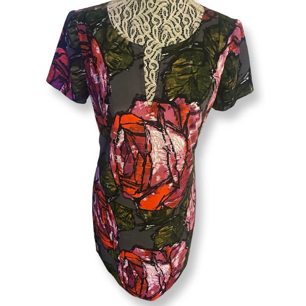 Trina Turk Floral Print Dress-Size 4 - image 1