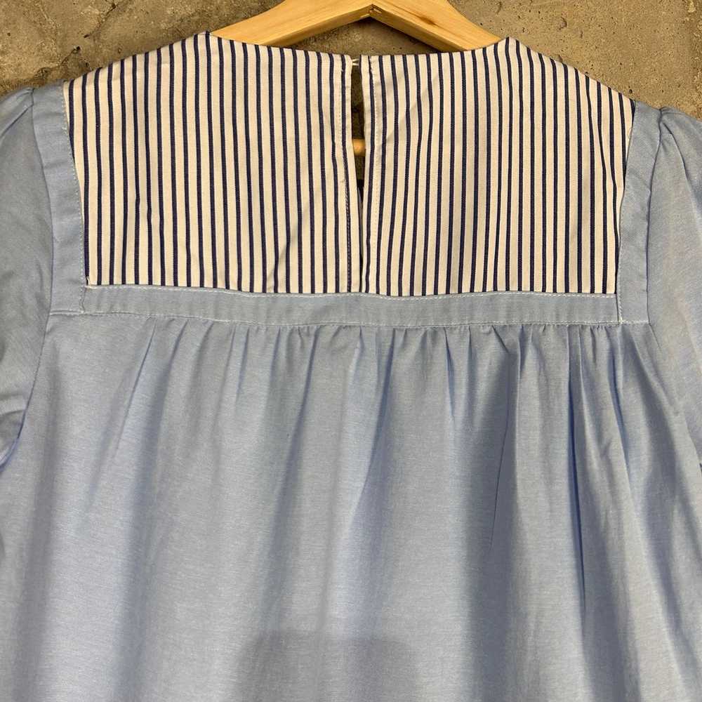 Pomander place chambray striped tiered babydoll s… - image 6