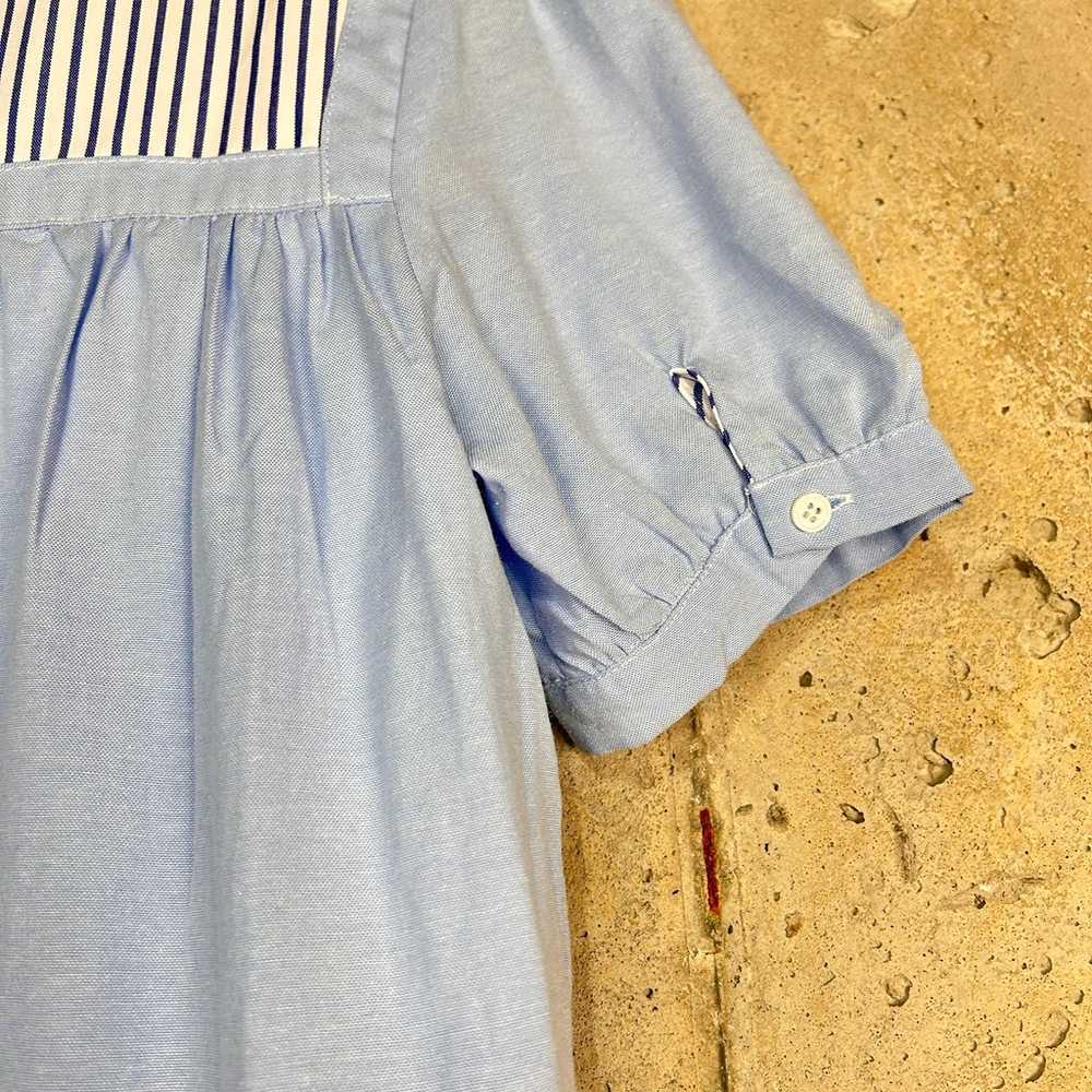 Pomander place chambray striped tiered babydoll s… - image 8